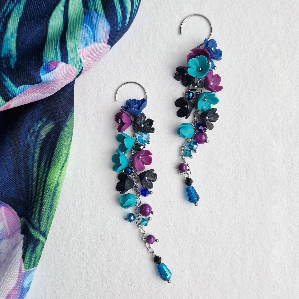 Mairi květinové náušnice 33