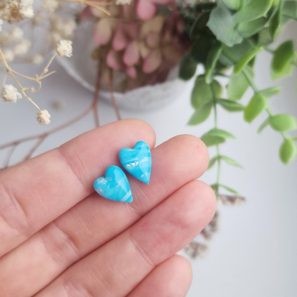 Mairi náušnice srdíčka 2