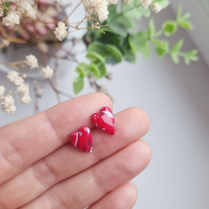 Mairi náušnice srdíčka 1