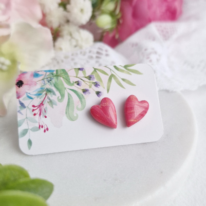 Mairi náušnice srdíčka 6