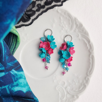 Mairi květinové náušnice 11