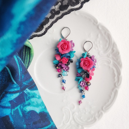 Mairi květinové náušnice 25