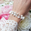 Mairi svatební květinový náramek 04