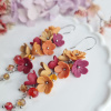 Mairi podzimní květinové náušnice 59