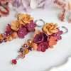 Mairi podzimní květinové náušnice 52