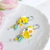 Mairi náušnice narcisy 04