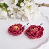 Mairi náušnice pivoňky 09