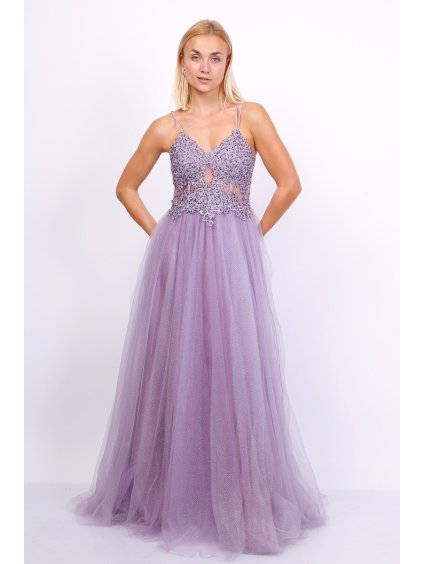 Dámské dlouhé šaty 9385