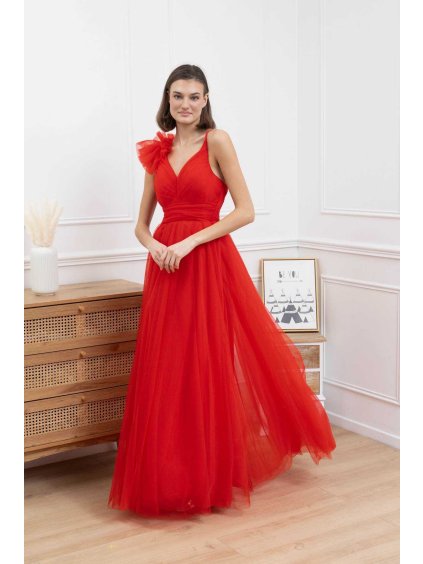 Dámské společenské dlouhé šaty 9408