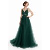Dámské dlouhé společenské šaty na spagetová ramínka 9369