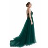Dámské dlouhé společenské šaty na spagetová ramínka 9369
