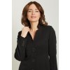 pol pm Plaszcz JASMINA czarny prazek 2050 7