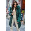 irena elegantni bunda s umelou kozesinou zelena (2)
