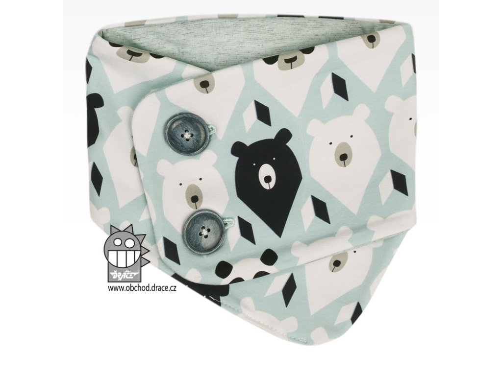 Bavlněný nákrčník medvědi (Velikost 1)