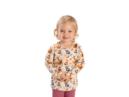 Tričko zvířátka na louce (Velikost 86)