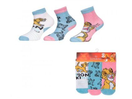 ponožky lví král modrá