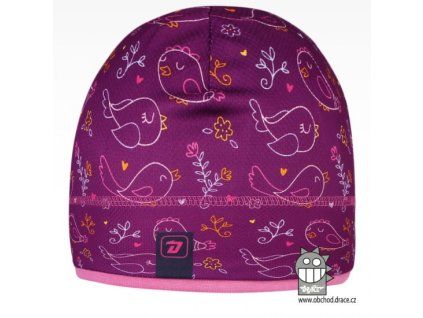 Dětská funkční čepice Ptáčci – vícebarevná