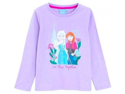Tričko frozen (Velikost 4, Barva fialová)