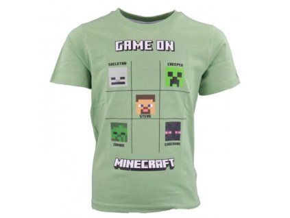 Dětské tričko Minecraft – barevný potisk