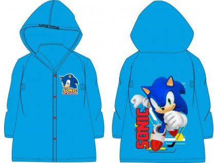 Pláštěnka s motivem Sonic - Modrá