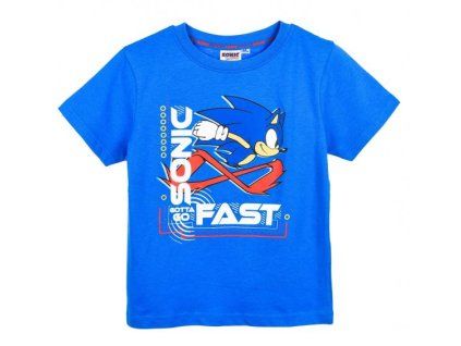 Dětské tričko - Sonic potisk, barevné