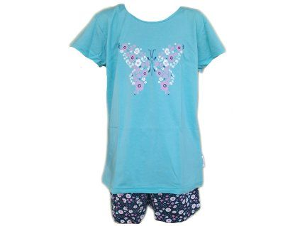 Dětské letní pyžamo Butterfly - Mint