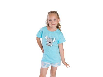 Dívčí letní pyžamo s myškou