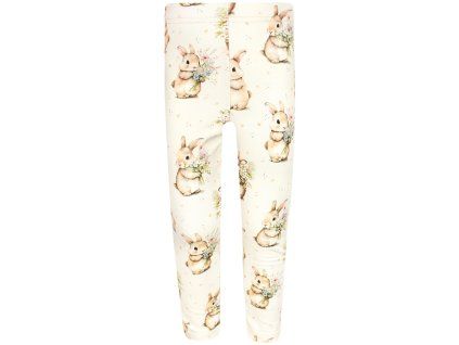 Dívčí legíny se zajíčky - teplákovina