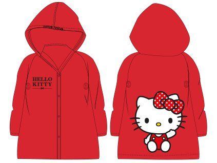 Dětská pláštěnka Hello Kitty - červená