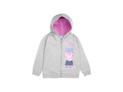 Dětská mikina Prasátko Peppa s zipem