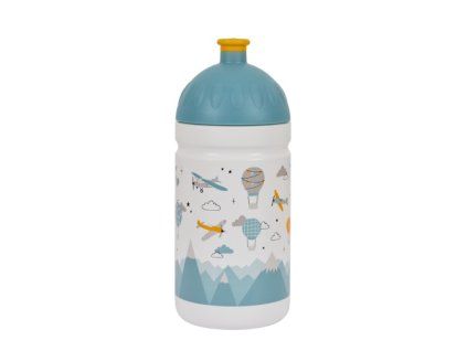 Dětská lahev s obláčky 0,5 l - bílá