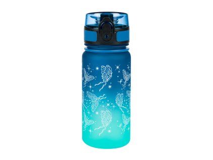 Dětská láhev Motýl 350 ml - Modrá