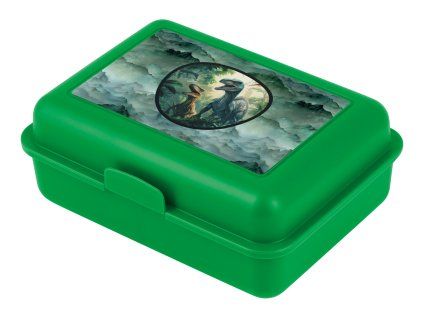 Svačinový box Dino - Zelená