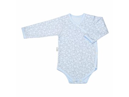 detske body zavinovaci zaja soft blue