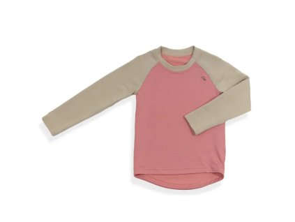 modalove tricko s dlouhym rukavem coral red