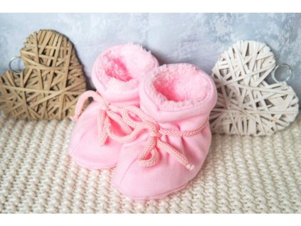 Dívčí chlupaté bačkůrky (Velikost 56-68)