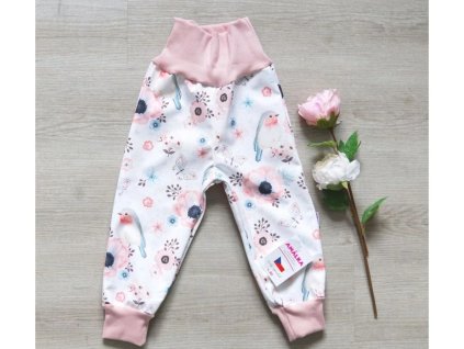 Softshellové kalhoty ptáčci (Velikost 80)