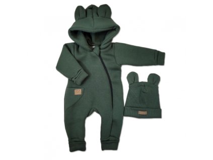 Zateplený overal khaki (Velikost 56)