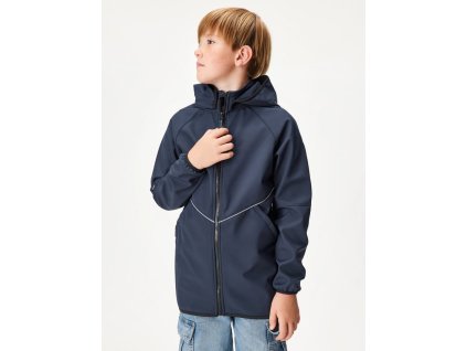 Softshellová bunda zateplená tmavě modrá (Velikost 80-86)