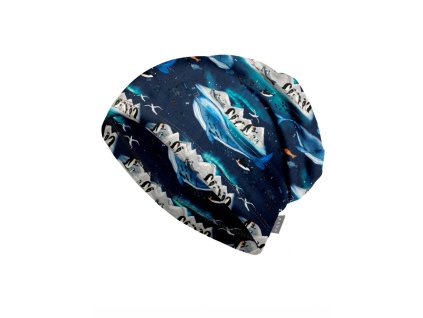 Bavlněná čepice tučňáci (Velikost S)