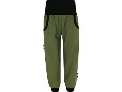 Softshellové kalhoty zateplené khaki (Velikost 86)