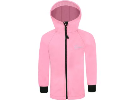 Softshellová zateplená bunda starorůžová (Velikost 86-92)