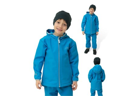 Softshellová bunda turquoise (Velikost 80)