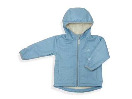Softshellová bunda s beránkem sky blue (Velikost 74)