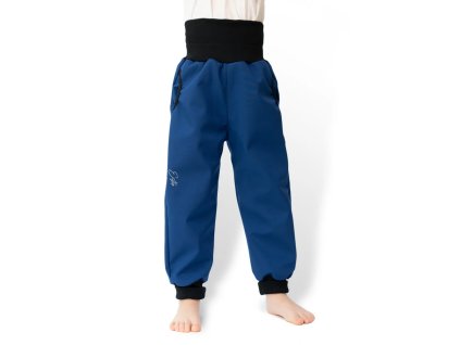 Rostoucí softshellové zateplené kalhoty blue (Velikost 86)
