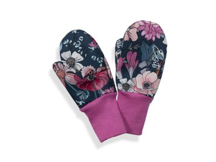 Softshellové rukavice garden bloom (Velikost 1-2)