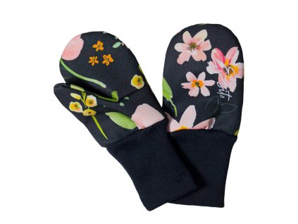 Softshellové rukavice sping flowers (Velikost 1-2)