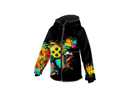 Softshellová bunda game on (Velikost 98-104)