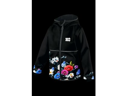 Softshellová bunda luční kytky (Velikost 98-104)