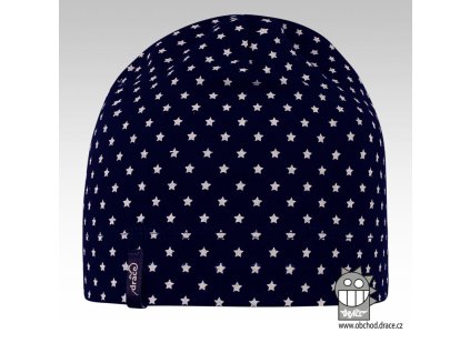 Bavlněná čepice hvězdy modrá (Velikost 46-48)